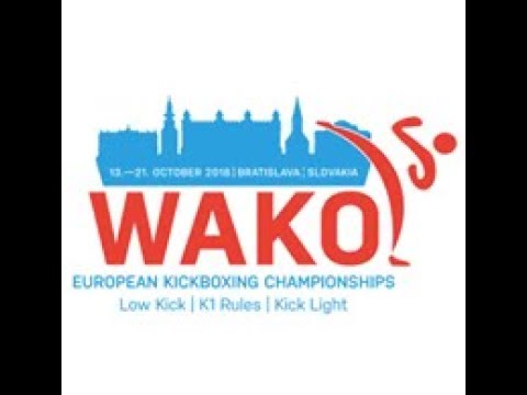 WAKO European Championships 2018 Bratislava, Slovakia - DAY 2 - Ring 2 - Low Kick Style