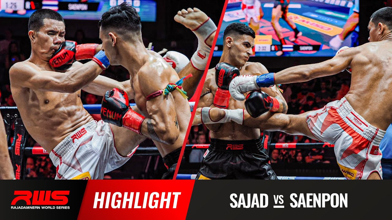 ไฮไลท์ Highlight l ซาจ๊าด วีนั่มมวยไทย vs. แสนพล l Sajad Venum Muay Thai vs. Saenpon l RWS