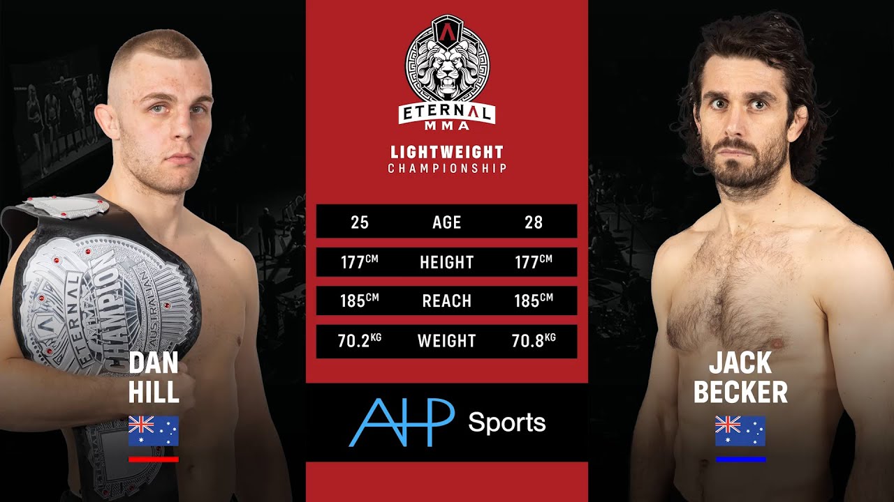 Eternal MMA 61 - Dan Hill VS Jack Becker - MMA Fight Video background