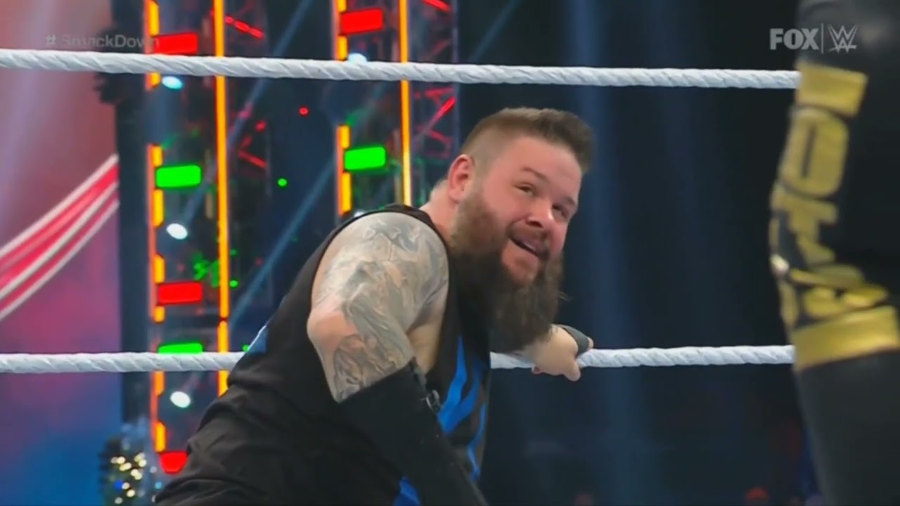 WWE SMACKDOWN KEVIN OWENS VS CARMELO HAYES 12/22/23 background