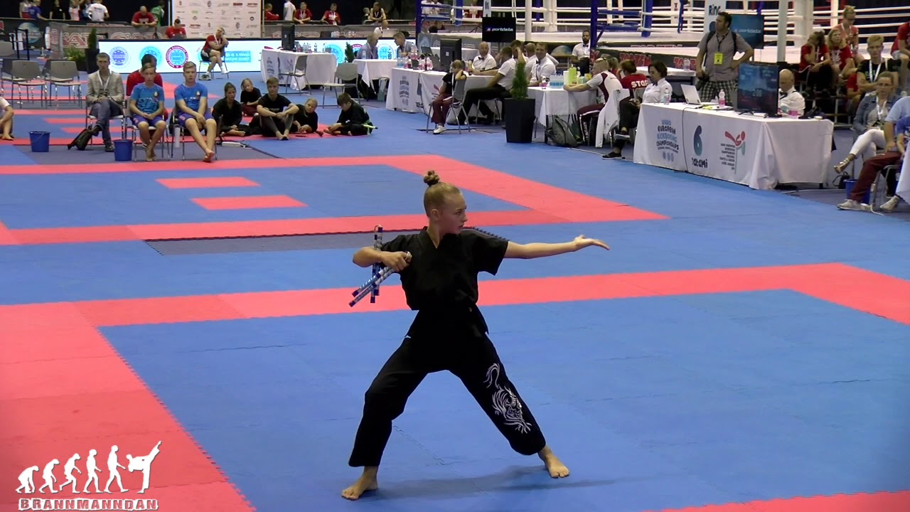 Yuliia Shulzhenok Musical Forms with Weapons WAKO European Championships 2019