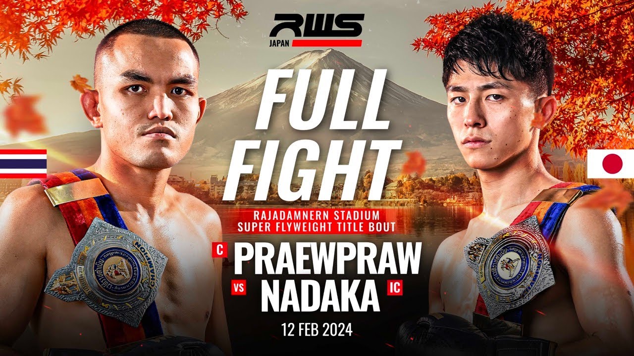 Full Fight l Praewpraw vs. Nadaka Eiwa Sports Gym l แพรวพราว vs. นาดากะ เอวะสปอร์ตยิม l RWS backdrop