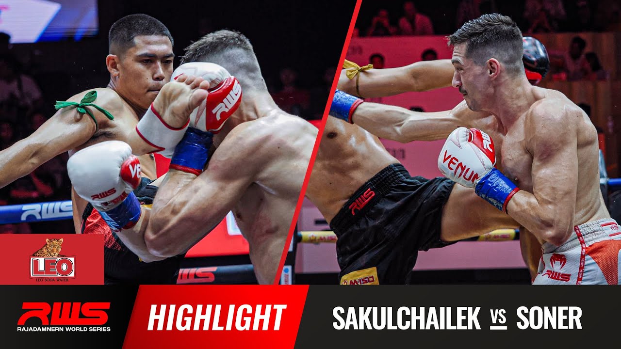 ไฮไลท์ Highlight l สกุลชัยเล็ก vs. โซเนอร์ วีนั่มมวยไทย l Sakulchailek vs. Soner Venum Muay Thai RWS background