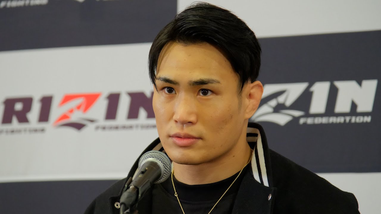 金太郎 試合前インタビュー RIZIN.41 background