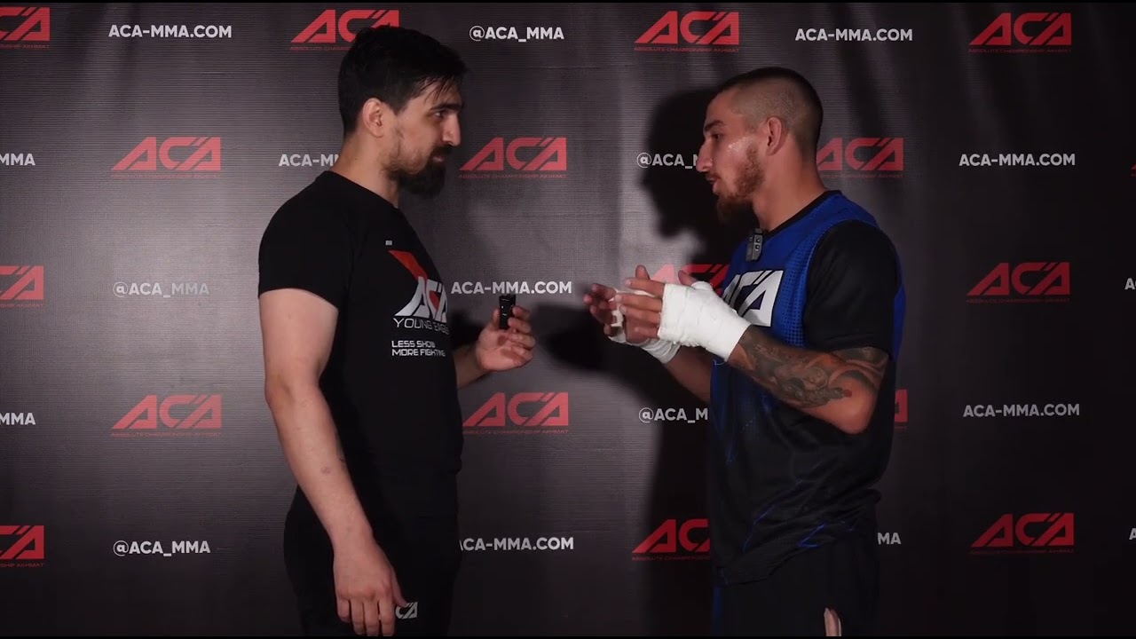 Владимир Морозов после победы на ACA YE 38