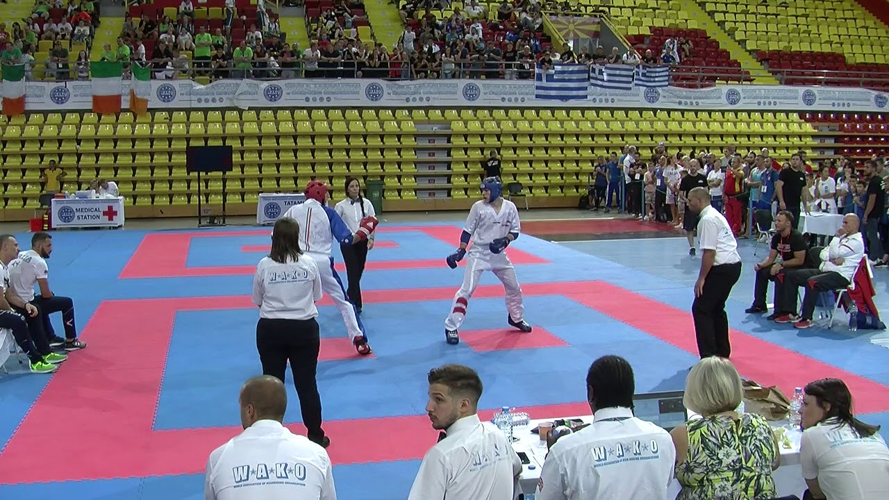 Davide Mancuso v Raphael Wassertheurer WAKO European Championships 2017