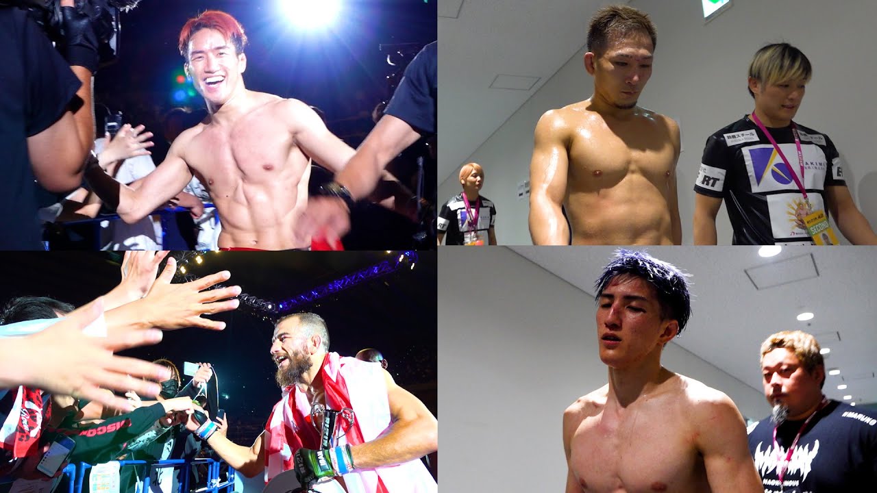 【勝者と敗者】試合直後の選手の素顔に密着【RIZIN.42】