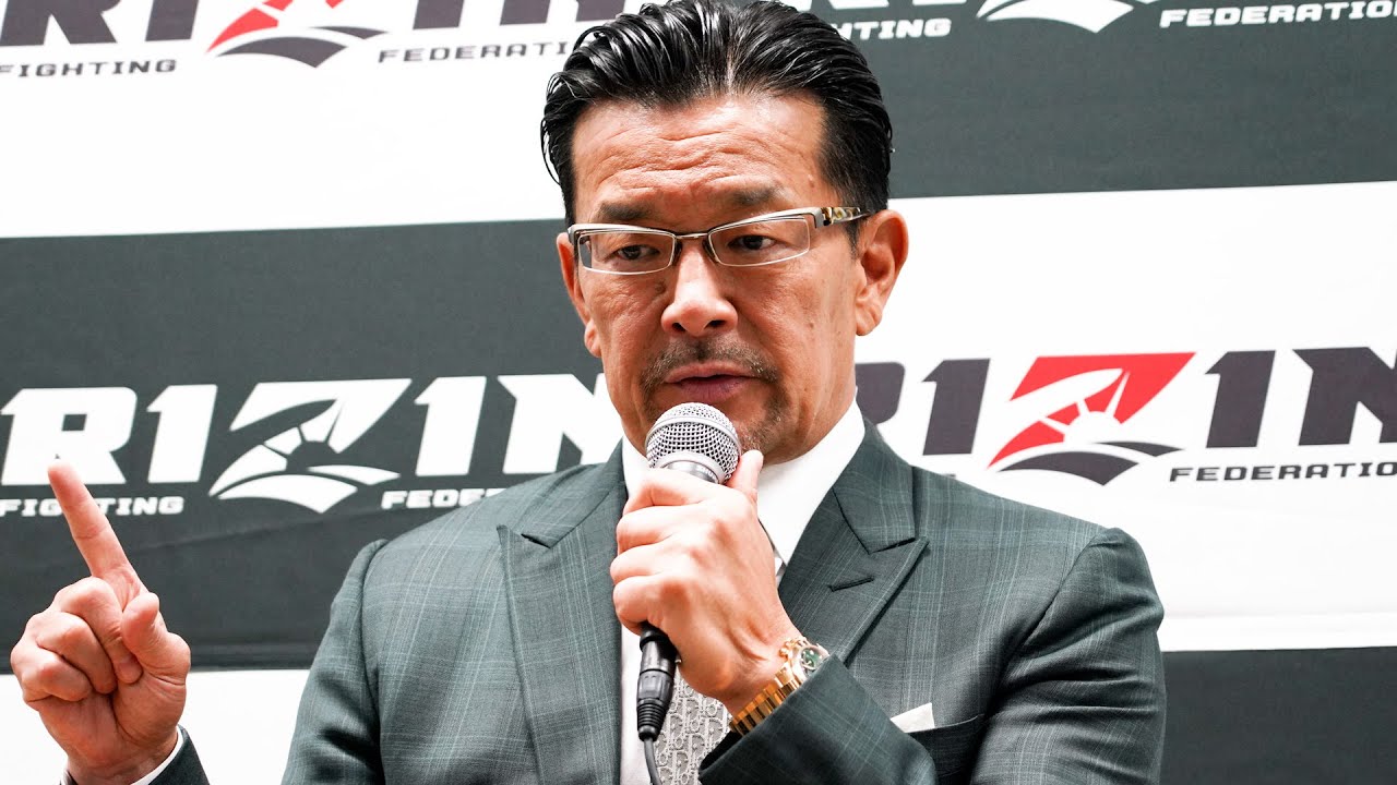 榊󠄀原信行CEO 総括 / RIZIN.42 background