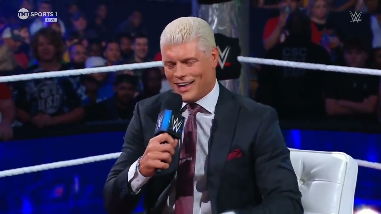 WWE SMACKDOWN CODY RHODES ENTRANCE 08/23/24 background