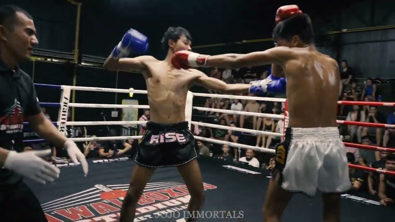 ใจไม่ถึงห้ามดู นักมวยไทยฟันศอกคู่ชกปากฉีกเลือดอาบ โคตรโหด เมืองไทย SouthsideMMA vs กรุงไทย ส.ธนากร backdrop