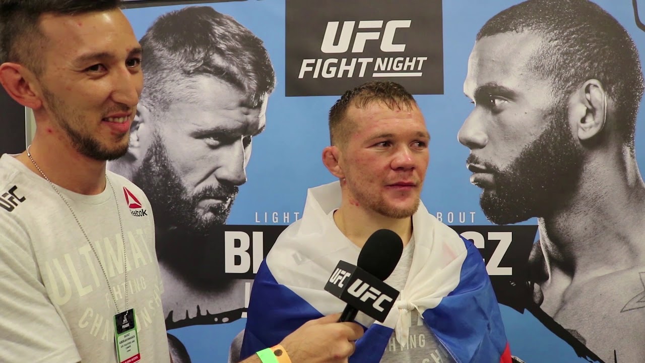 Петр Ян: интервью после победы на UFC Прага background
