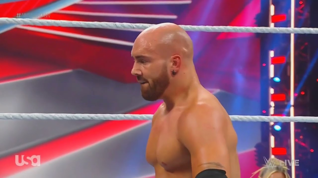WWE RAW CHAD GABLE VS GIOVANNI VINCI 08/14/23