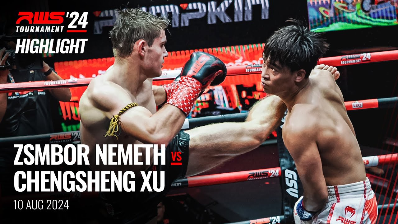 Highlight l Zsmbor Nemeth Manop Gym vs Chengsheng Xu Looksuan Lui Muay Thai I RWS backdrop