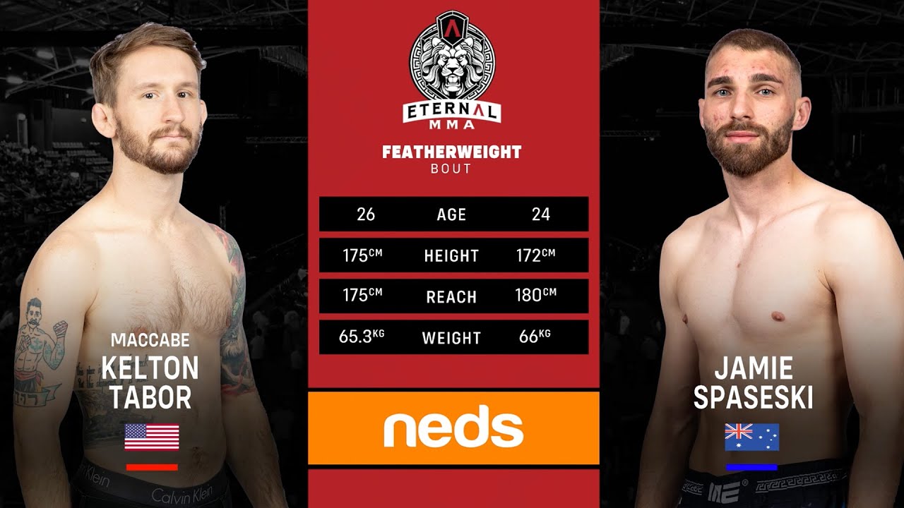 ETERNAL 69 - KELTON TABOR VS JAMIE SPASESKI - MMA FIGHT VIDEO background