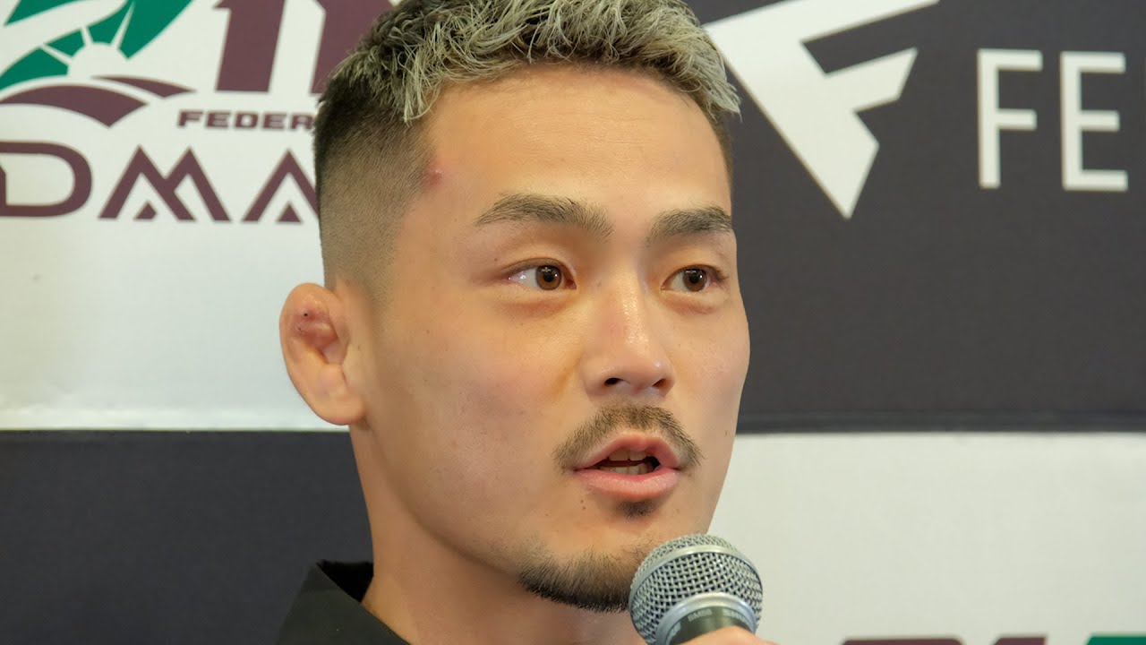 牛久絢太郎 試合前インタビュー FEDELTA presents RIZIN LANDMARK 5 in YOYOGI background