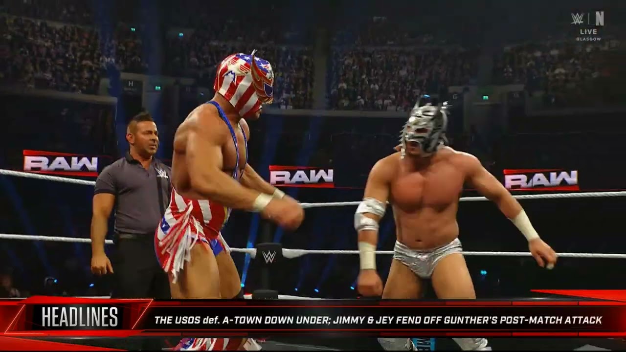 Dragon Lee vs El Grande Americano (2/2): Raw, Mar. 24, 2025 background