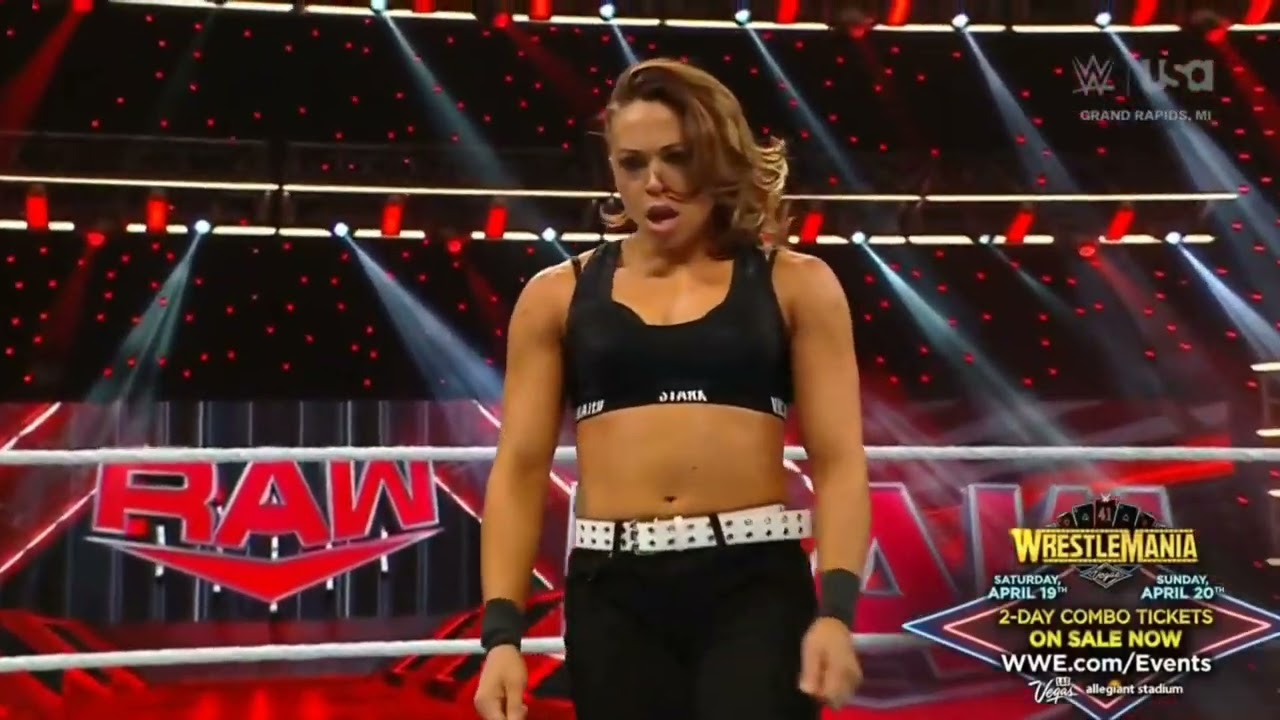 WWE RAW DAMAGE CTRL VS PURE FUSION COLLECTIVE 11/11/24 background