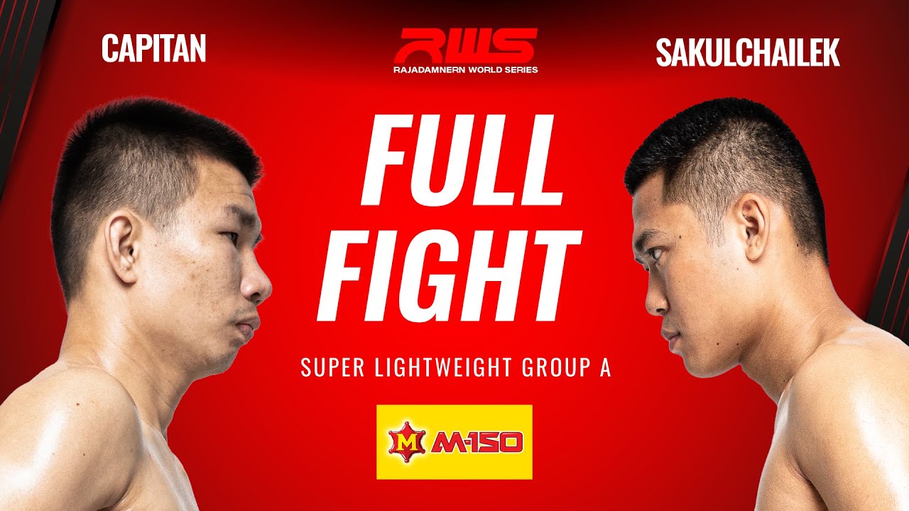 ไฟต์เต็ม Full Fight l กัปปิตัน vs. สกุลชัยเล็ก l Capitan vs. Sakulchailek l RWS background