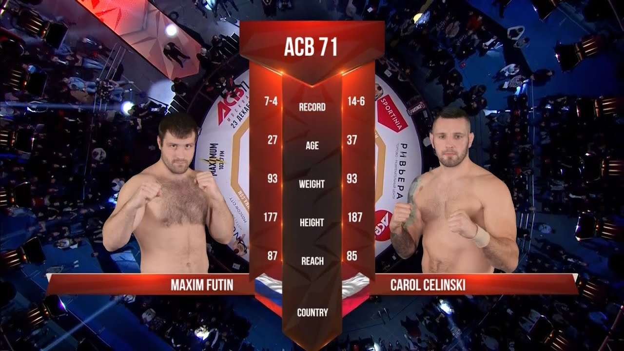 Максим Футин vs. Карол Целински | Maxim Futin vs. Karol Celinski | ACB 71