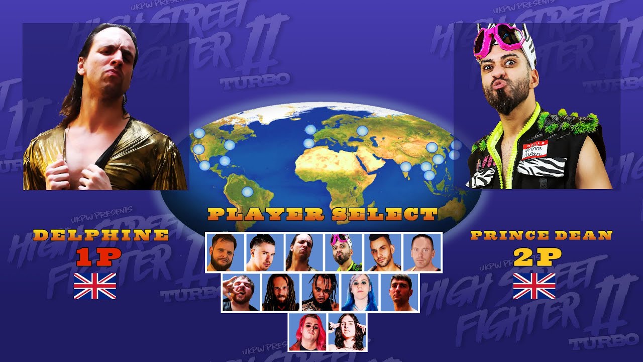 UKPW: FULL MATCH - Delphine vs Prince Dean background