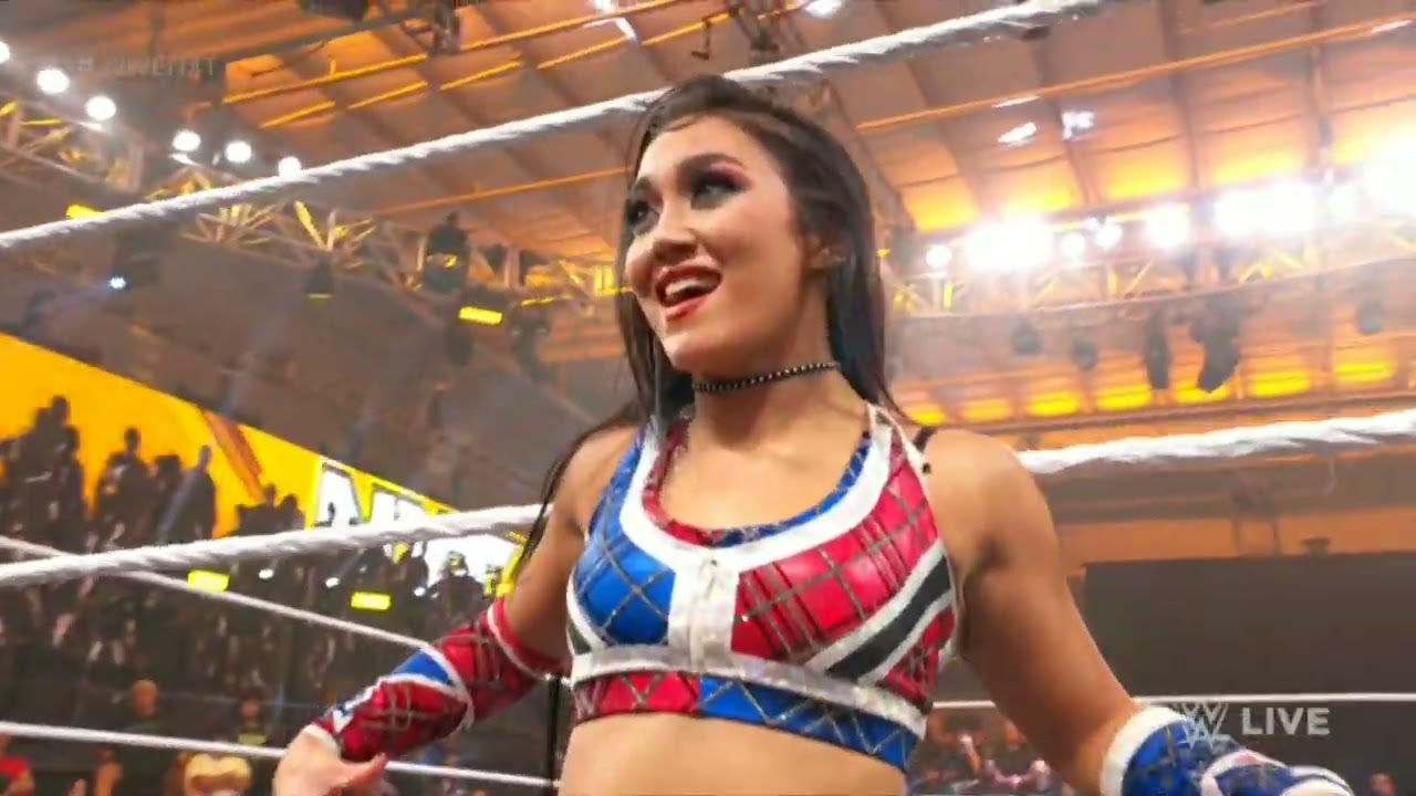 WWE NXT ROXANNE PEREZ VS GIGI DOLLIN VS BLAIR DAVENPORT VS KIANA JAMES 08/29/23