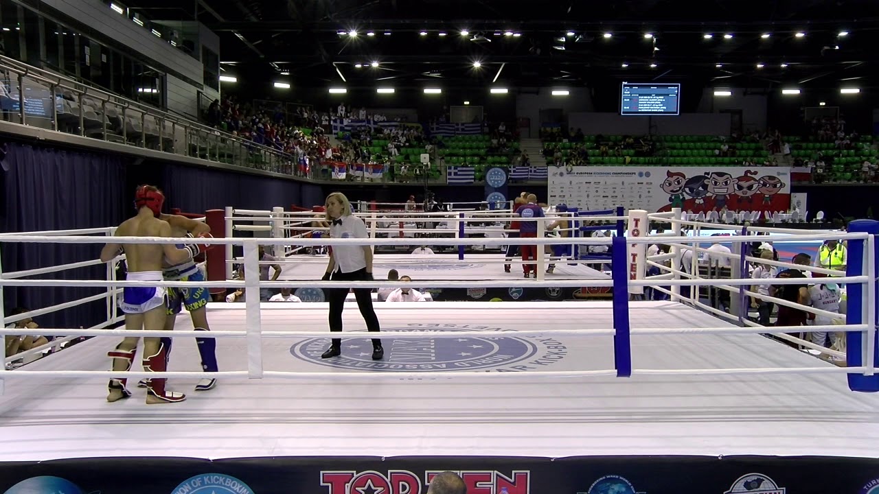 Manuel Gentilini v Zaur Mamedov WAKO European Championships 2019 background
