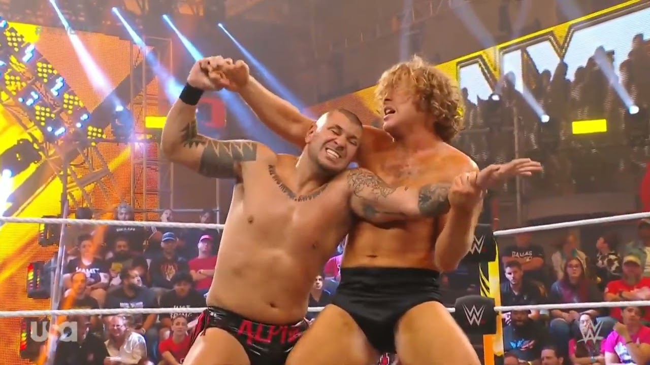 WWE NXT CHARLIE DEMPSEY VS EDDY THORPE 11/21/23 backdrop