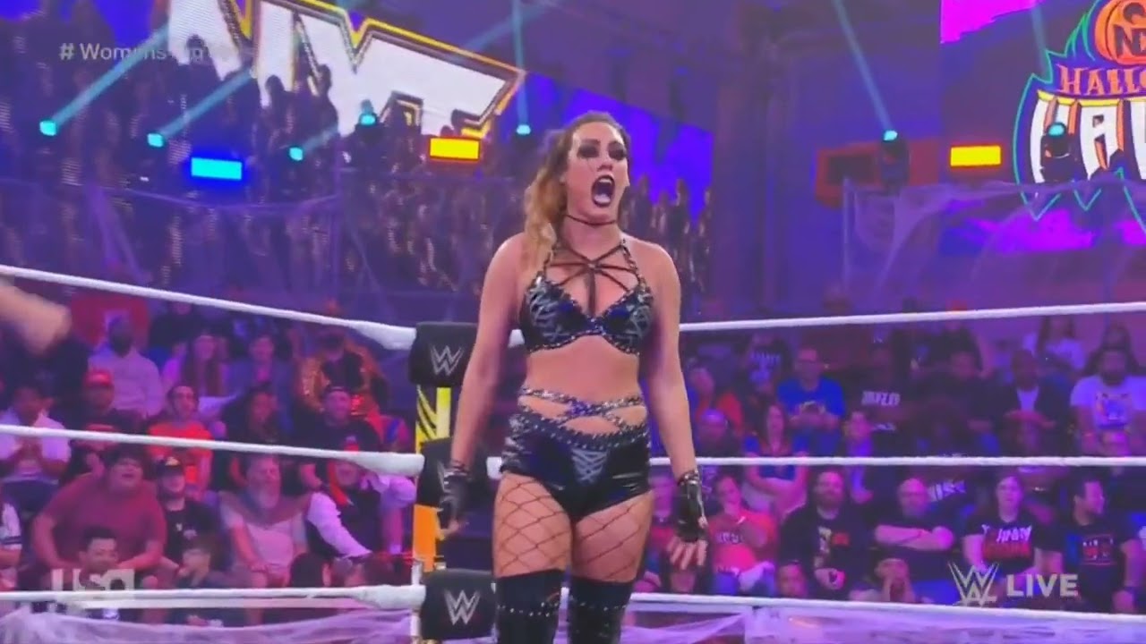 WWE NXT THEA HAIL & JACY JAYNE VS CHELSEA GREEN & PIPER NIVEN 10/31/23