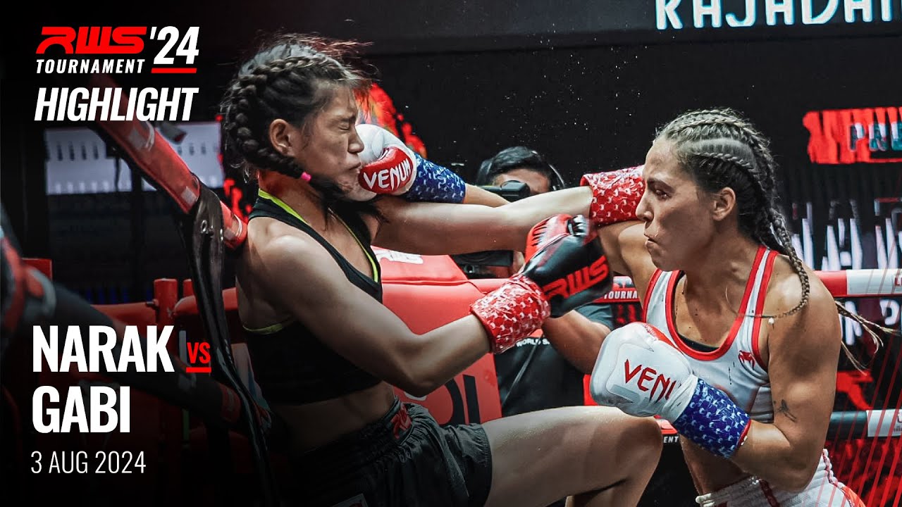 Highlight l Narak Numponthep vs Gabi Phuket Fight Club I RWS background