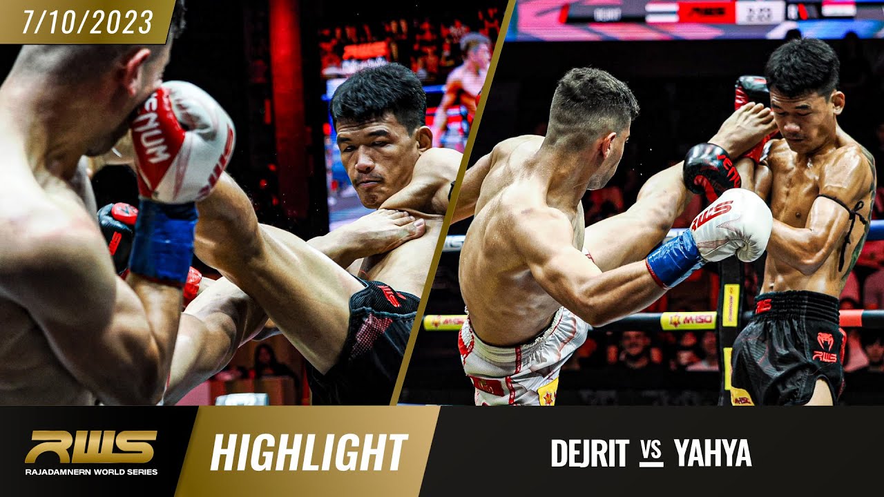 Highlight l Dejrit vs. Yahya Venum Muay Thai l เดชฤทธิ์ ศิษย์อภิเดช vs. ยาย่า วีนั่มมวยไทย l RWS background