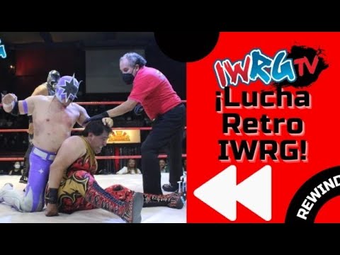 Lucha Retro: Fantasy, Mega y Paymon VS Bombero Infernal, Dr. Karonte y Avisman | IWRG Rewind background