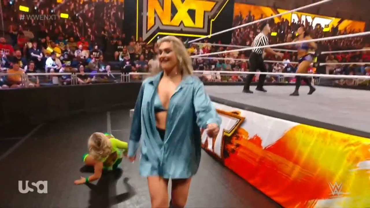WWE NXT KIANA JAMES VS BRINLEY REECE 02/14/24