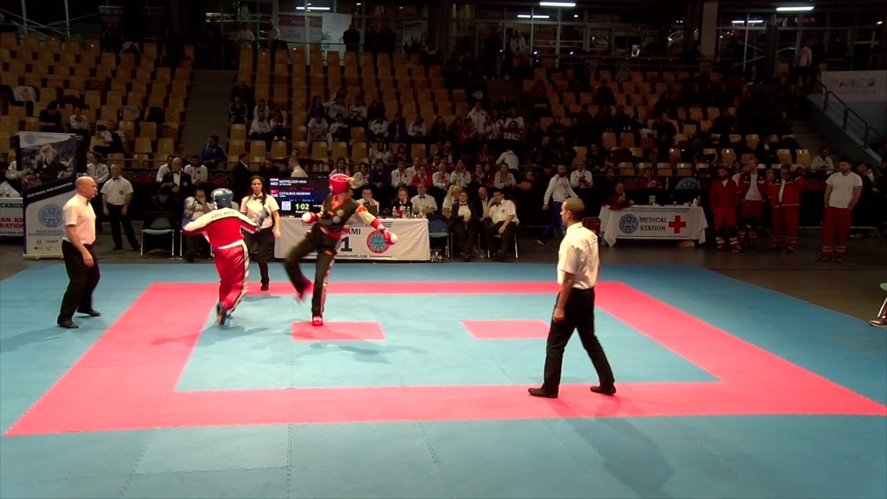 Nina Meppelder v Nagihan Catablas WAKO European Championships 2018