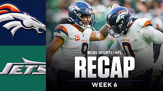 Broncos defense dominates Justin Fields, Jets | Is Aaron Glenn on the hot seat after Jets start 0-6? background