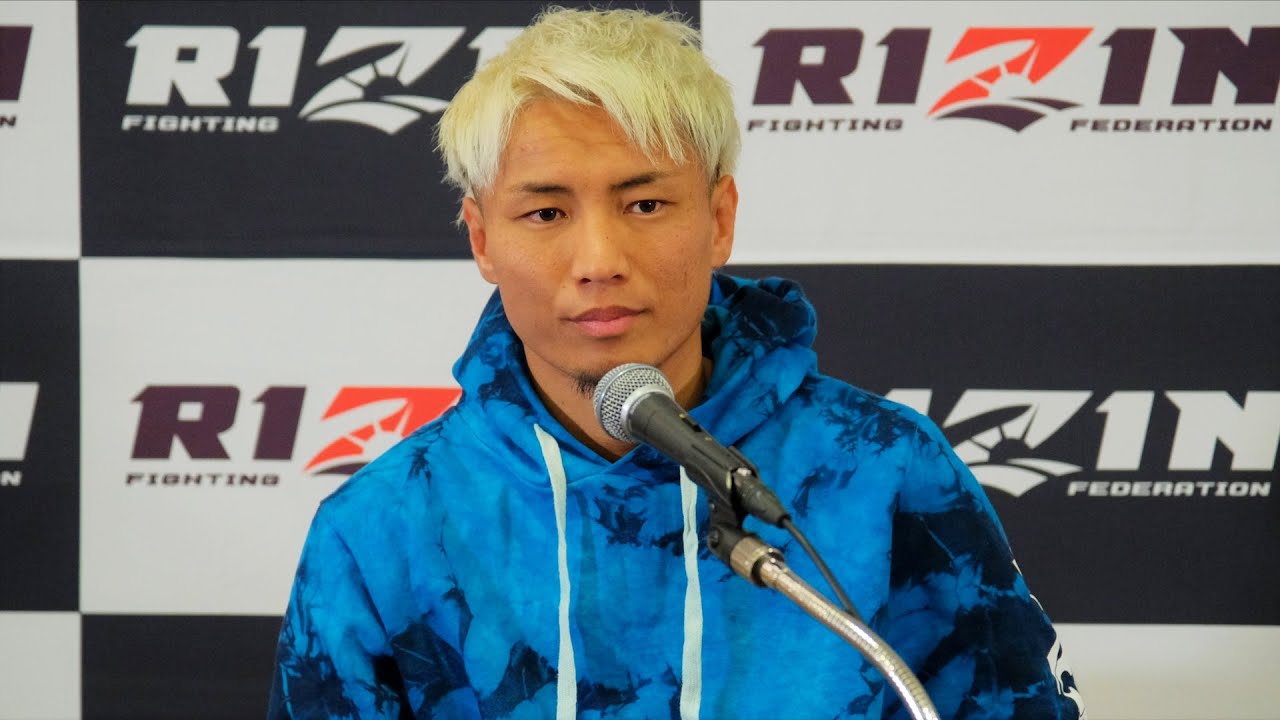 駿 試合前インタビュー RIZIN.41 background