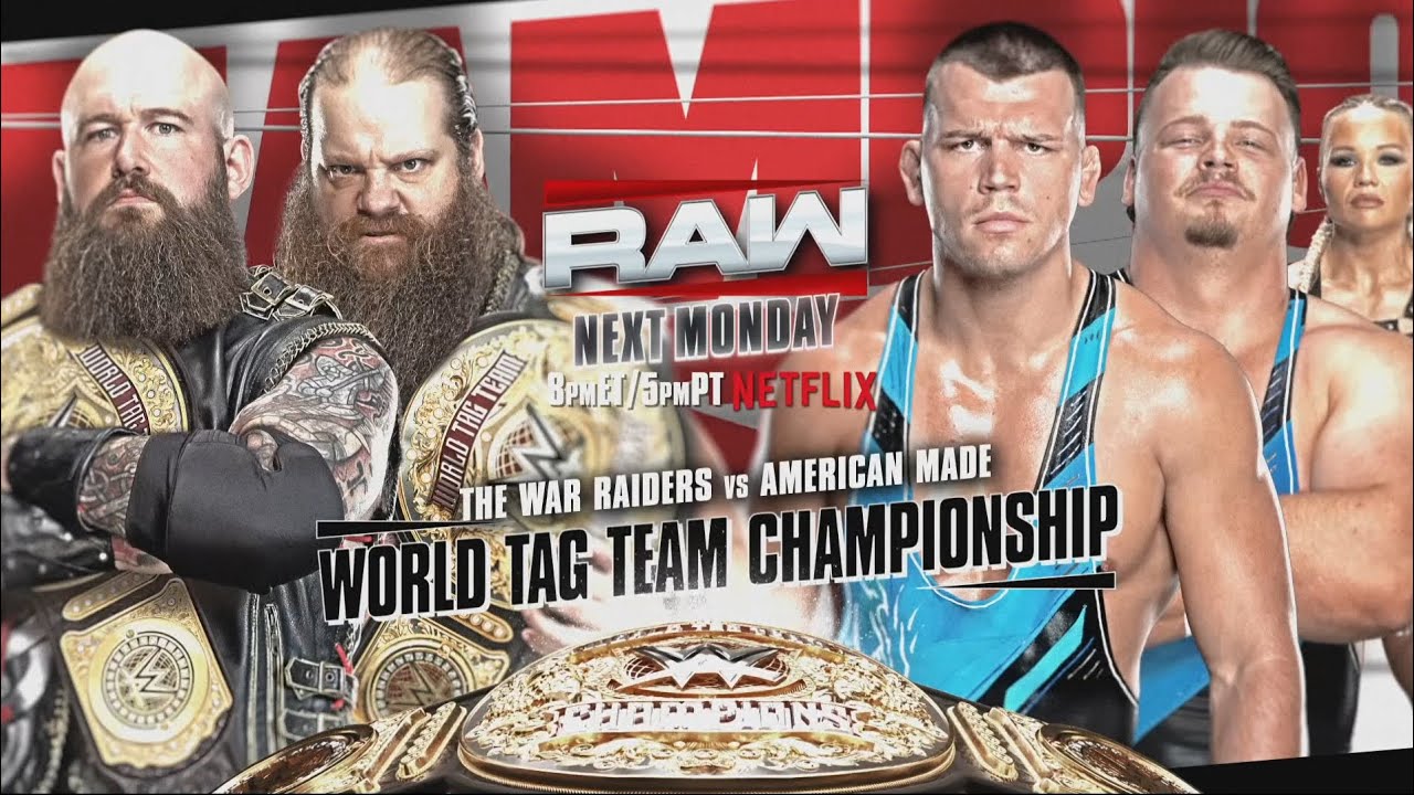 The War Raiders vs American Made: Raw, Mar. 3, 2025 background