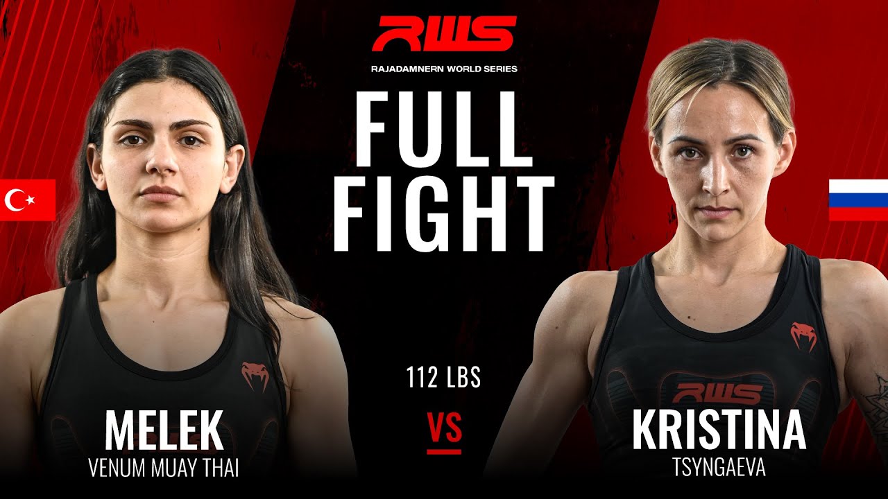 ไฟต์เต็ม Full Fight l เมเล็ค วีนั่มมวยไทย v. คริสติน่า ซินกาเอว่า l MelekVenum vs KristinaTsyngaeva