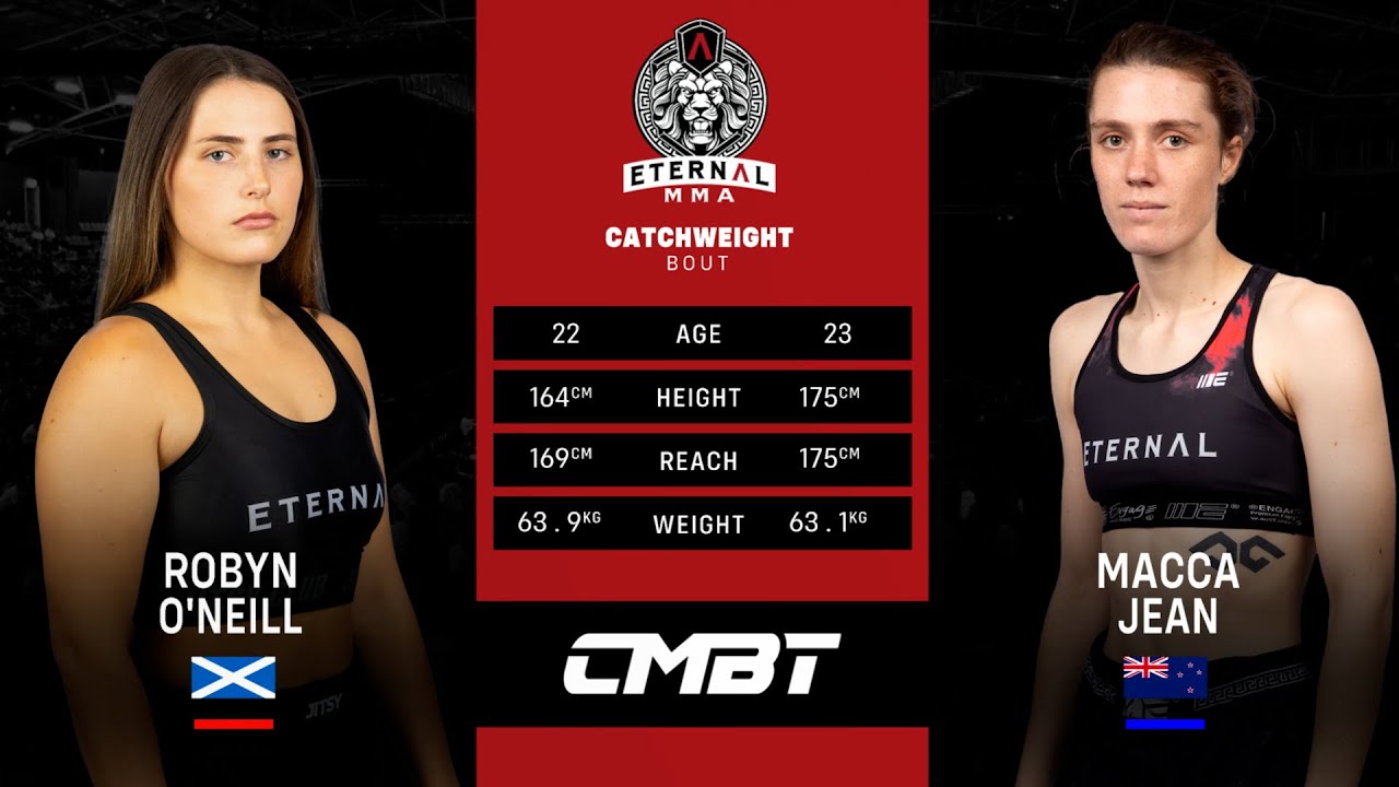 Eternal MMA 79 - Robyn O'Neill VS Mackenzie Jean - MMA Fight Video backdrop
