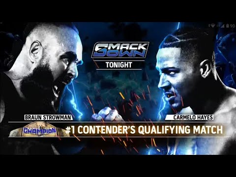 Braun Strowman vs Carmelo Hayes: SmackDown, Feb. 28, 2025 background