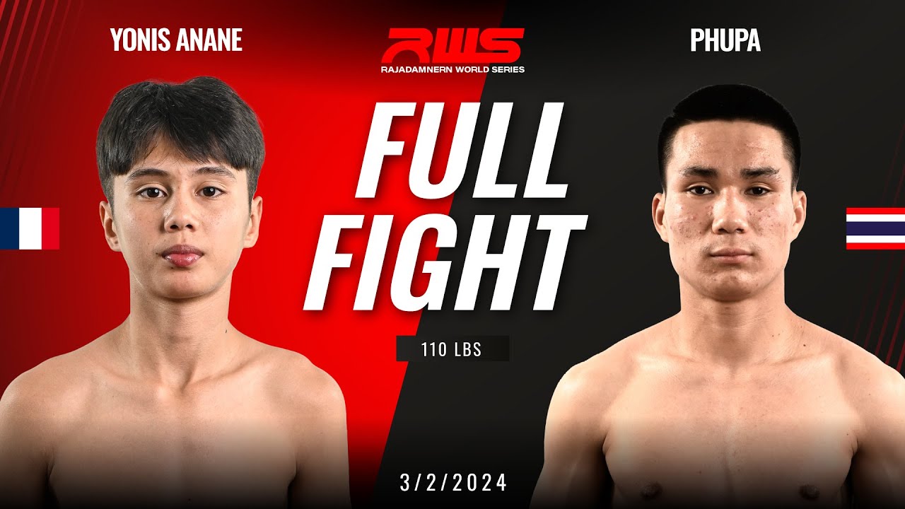 Full Fight l Yonis Anane vs. Phupa l ยอนิส อานาน vs. ภูผา l RWS background