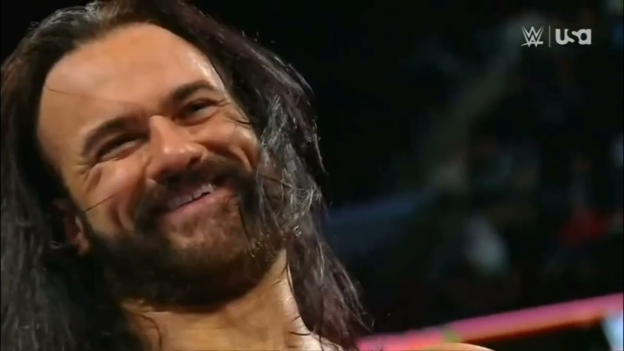 WWE RAW DREW MCINTYRE VS SAMI ZAYN 12/23/24 background