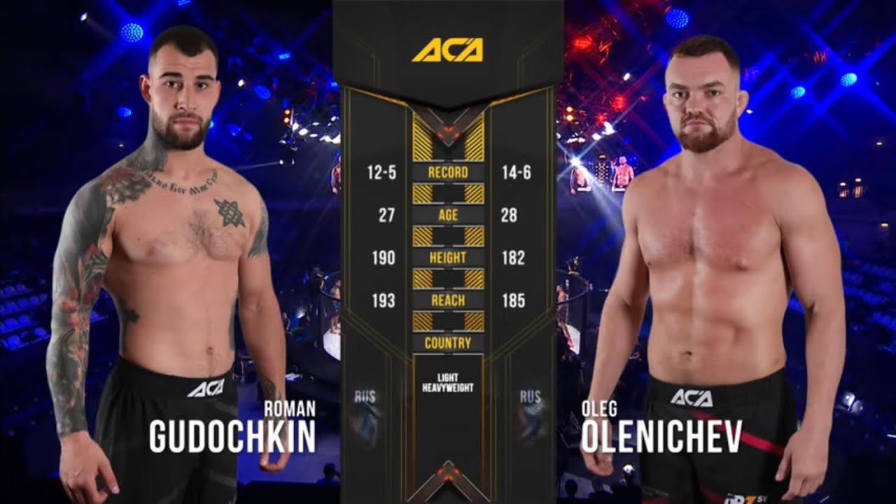 Роман Гудочкин vs. Олег Оленичев | Roman Gudochkin vs. Oleg Olenichev | ACA 111 - Moscow background