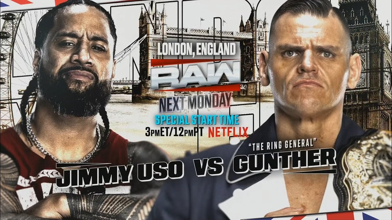 Jimmy Uso vs Gunther (2/2): Raw, Mar. 31, 2025 background