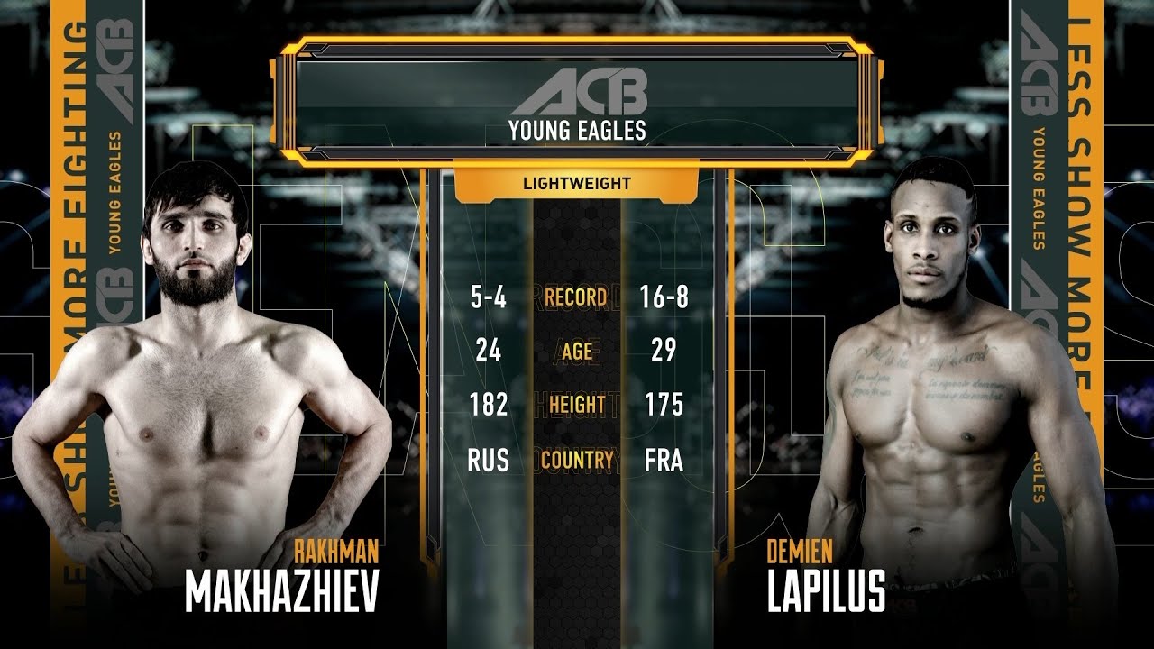 Рахман Махажиев vs. Дамиен Лапилус | Rakhman Makhazhiev vs. Damien Lapilus | ACB 78 background