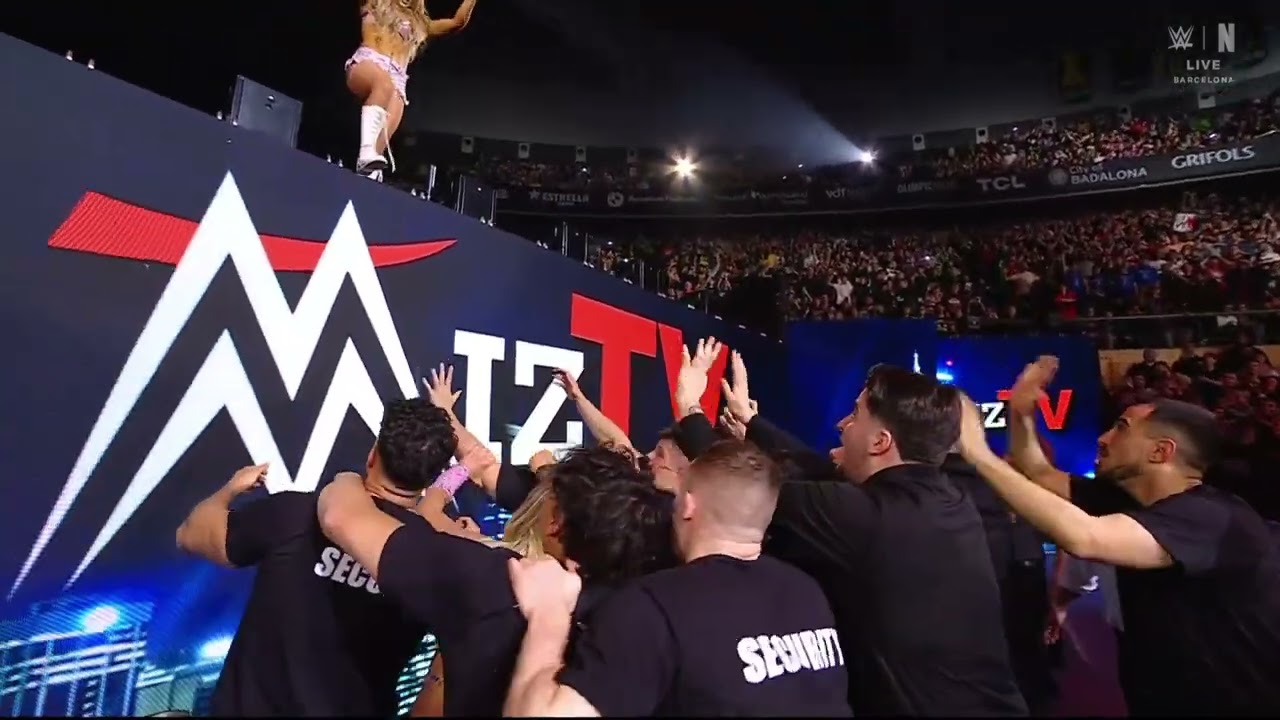The brawl continues between Charlotte Flair & Tiffany Stratton at Miz TV: SmackDown, Mar. 14, 2025