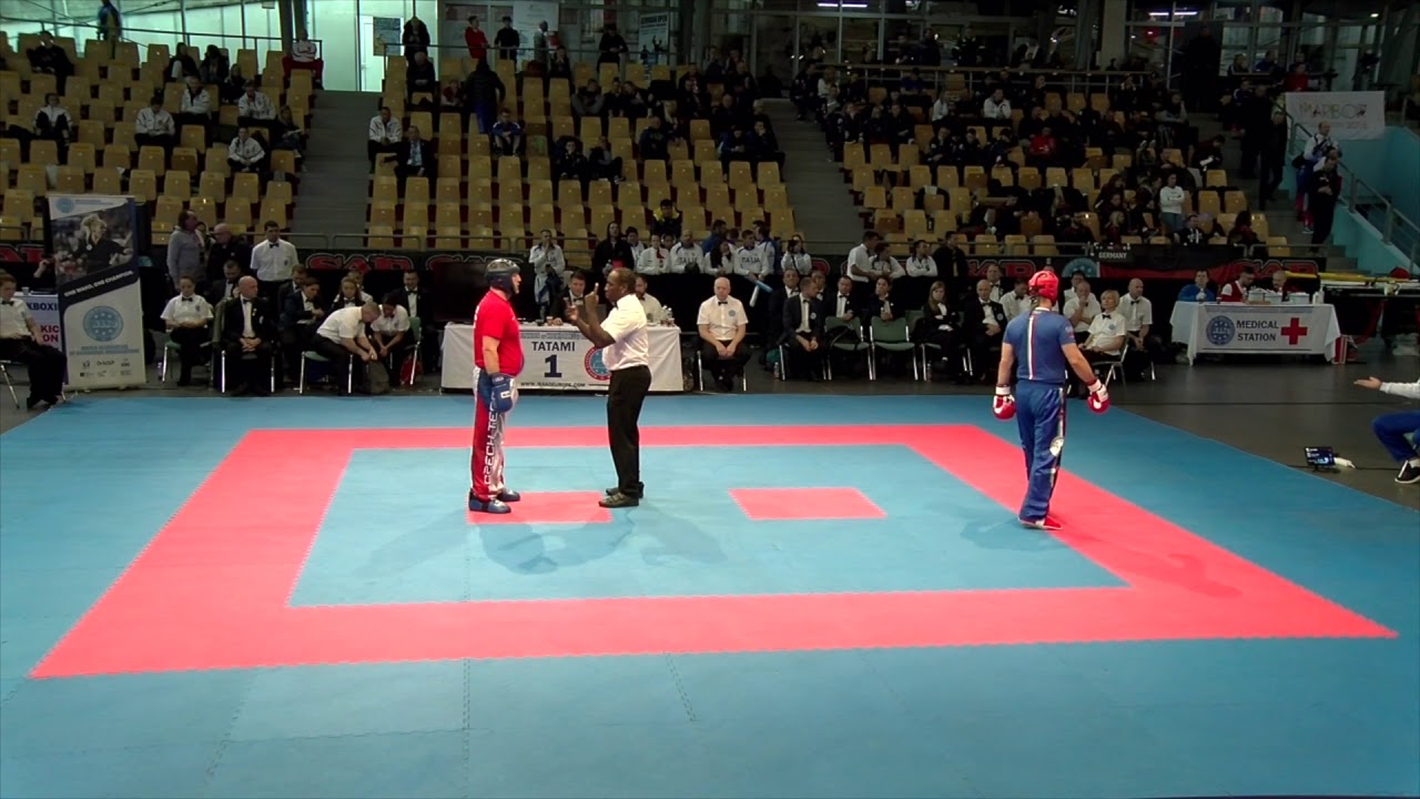 Enzo Isopo v Josef Vodak WAKO European Championships 2018 background