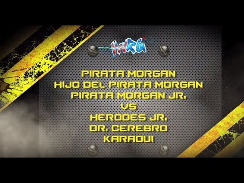 Los Piratas vs Herodes Jr., Dr. Cerebro y Karaoui en IWRG