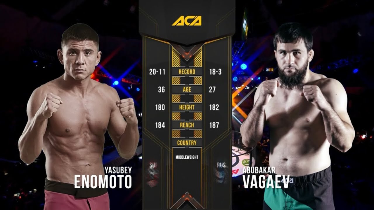Ясуби Эномото vs. Абубакар Вагаев | Yasubey Enomoto vs. Abubakar Vagaev | ACA 112 - Grozny