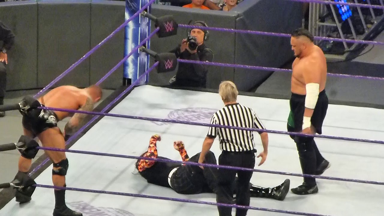 Jeff Hardy and AJ Styles vs Randy Orton and Samoa Joe (Dark Match) at WWE SmackDown Live