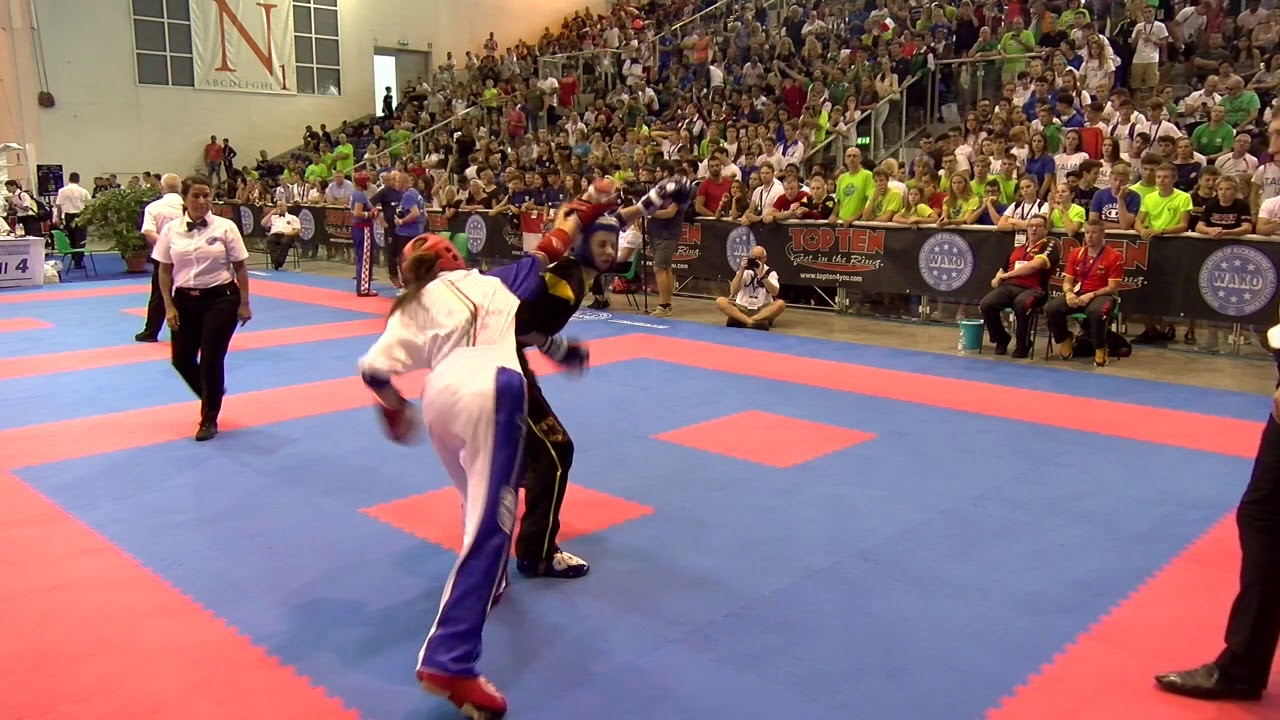 Sarah Below v Asia Sanita WAKO World Championships 2018